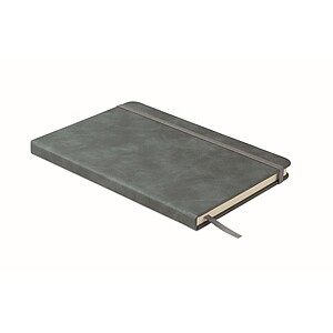 A5 smokey PU notebook, petrol