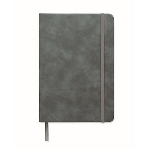 A5 smokey PU notebook, petrol