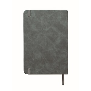 A5 smokey PU notebook, petrol