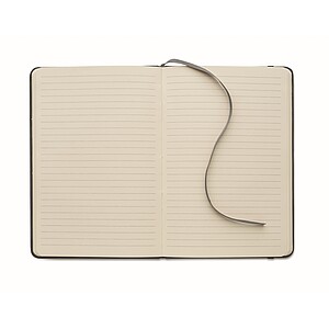 A5 smokey PU notebook, petrol