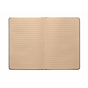 A5 sugarcane PLA notebook, black
