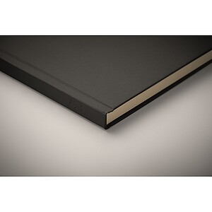 A5 sugarcane PLA notebook, black