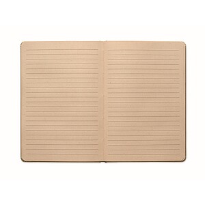 A5 sugarcane PLA notebook, kkhaki