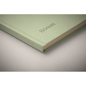 A5 sugarcane PLA notebook, mint green