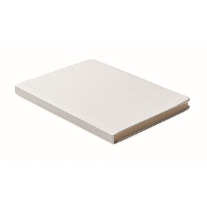 A5 sugarcane PLA notebook, white