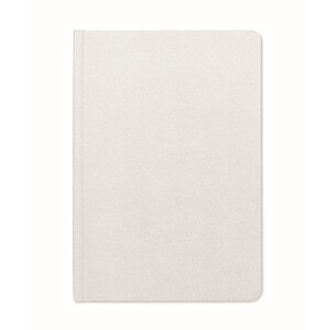 A5 sugarcane PLA notebook, white