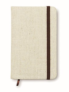 A6 canvas notebook lined