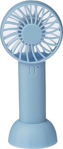 ABS electric hand fan, light blue