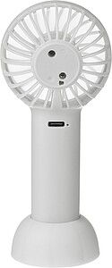 ABS electric hand fan, white