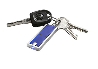 ABS key holder with LED light.