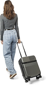 ABS luggage trolley Ulf, dark grey