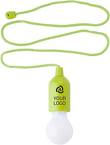 ABS pull light with a PC light bulb