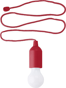 ABS pull light with a PC light bulb