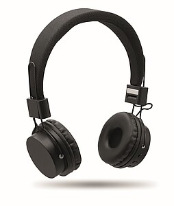 ABS wireless foldable headphone, black