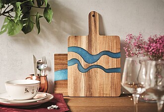 Acacia wood serving board