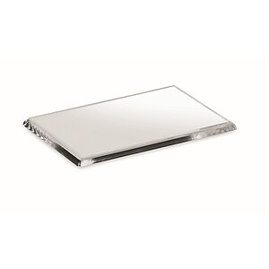 Acrylic photo magnet rectangula, transparent