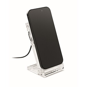Acrylic wireless charger 15W, transparent