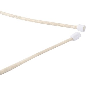 Adhab smartphone lanyard with bamboo details, white
