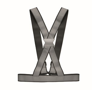 Adjustable 360 reflective belt, black