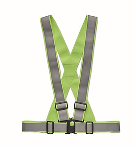 Adjustable 360 reflective belt, neon green
