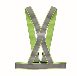 Adjustable 360 reflective belt, neon green