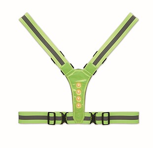 Adjustable 360° reflective body belt