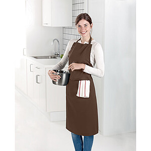Adjustable apron, chocolate