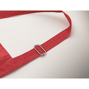 Adjustable kitchen apron, red