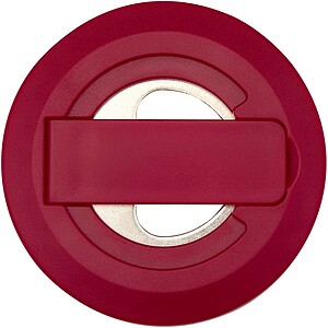 Ain recycled plastic magnetic phone stand with bottle opener, red