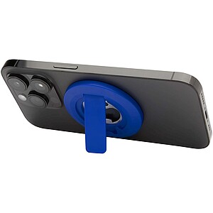 Ain recycled plastic magnetic phone stand with bottle opener, royal blue