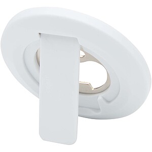 Ain recycled plastic magnetic phone stand with bottle opener, white