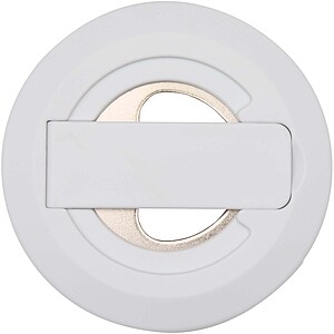 Ain recycled plastic magnetic phone stand with bottle opener, white