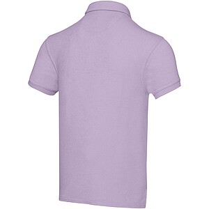 Akoya GRS recycled terry unisex polo, lilac