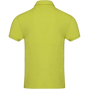 Akoya GRS recycled terry unisex polo, lime