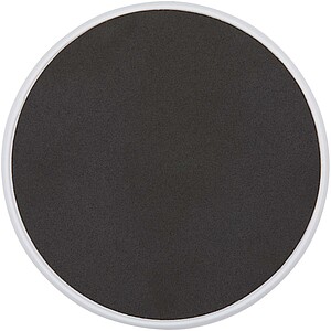 Alcor recycled plastic foldeable magnetic phone stand with bamboo details, white