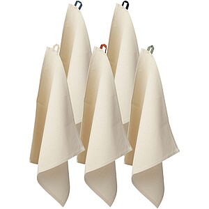 Alora 200 g/m2 recycled cotton kitchen towel, heather green