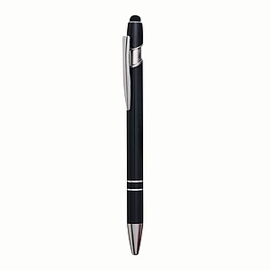 Alu ball pen MERCHANT w/touch tip, black