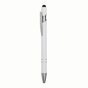 Alu ball pen MERCHANT w/touch tip, white