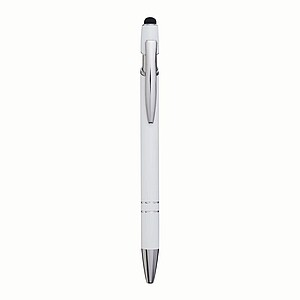 Alu ball pen MERCHANT w/touch tip, white
