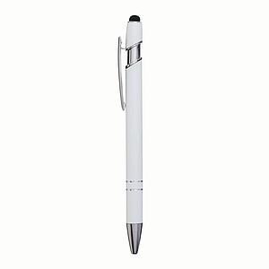 Alu ball pen MERCHANT w/touch tip, white