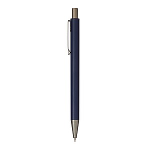 Aluminium ballpoint pen, blue