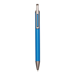 Aluminium ballpoint pen, light blue