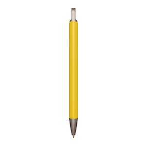 Aluminium ballpoint pen, yellow