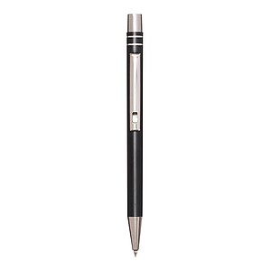 Aluminium gel ballpoint pen, black