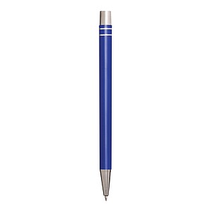 Aluminium gel ballpoint pen, blue