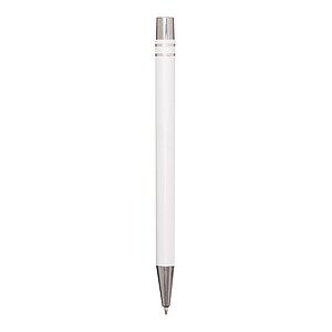 Aluminium gel ballpoint pen, white