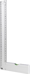 Aluminium set square Camila, silver