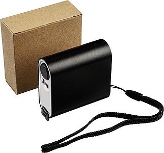 Aluminium tape measure Frances, black