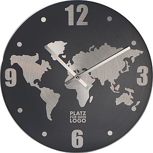 Aluminium wall clock