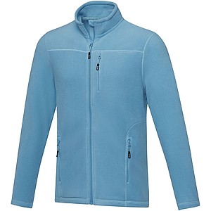 Amber mens GRS recycled full zip fleece jacket